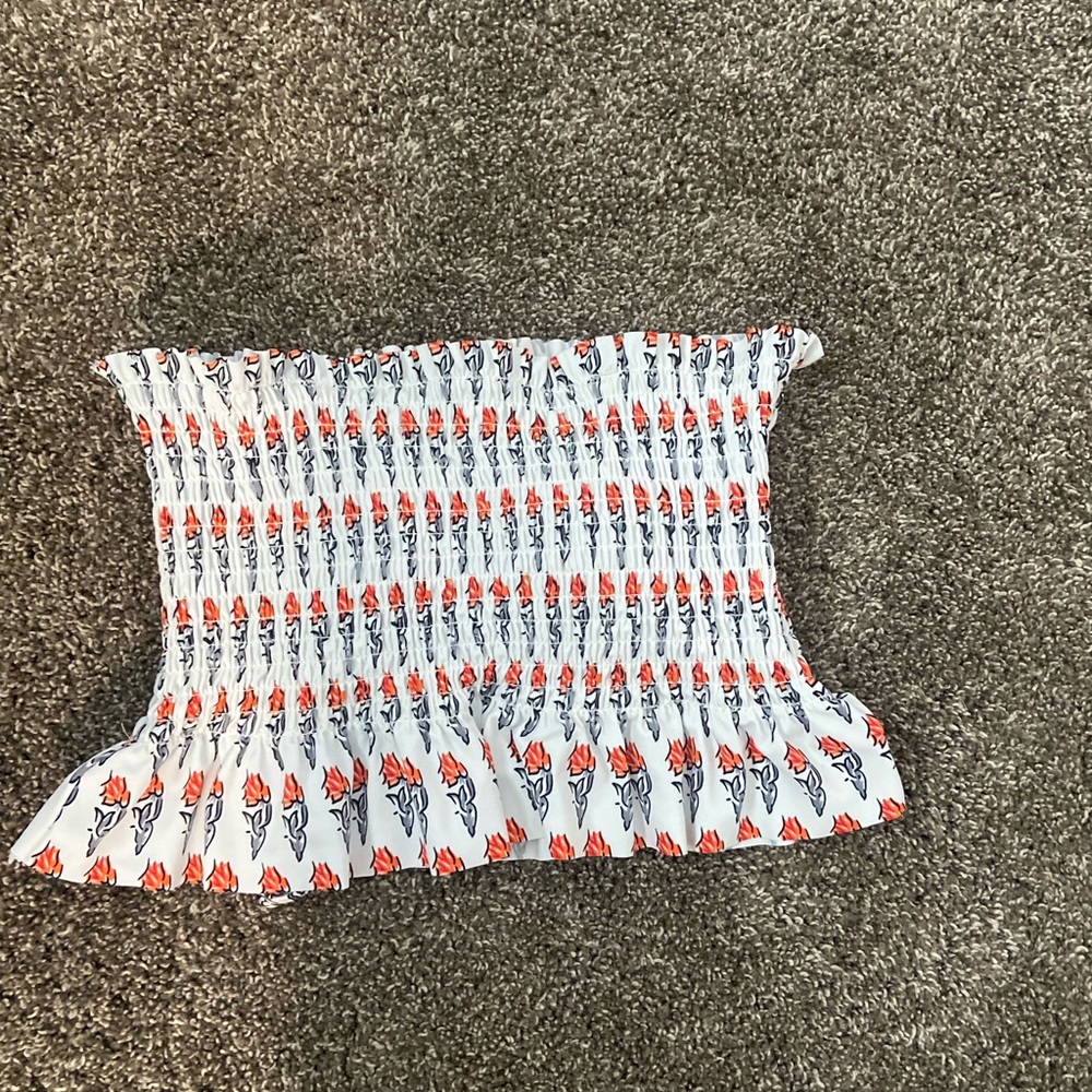 cute tube top swim suit (straps come as well)